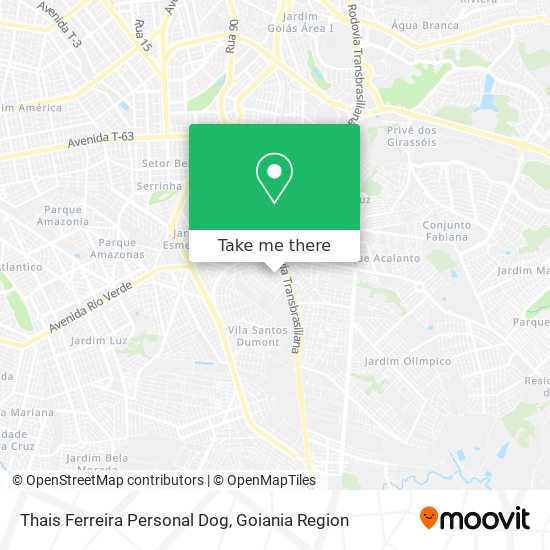 Mapa Thais Ferreira Personal Dog
