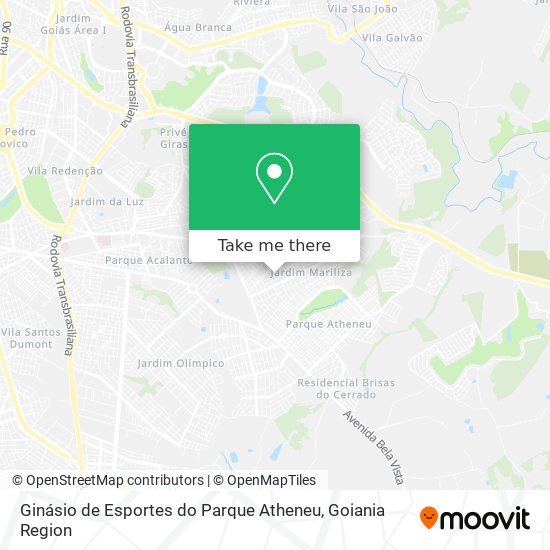 Ginásio de Esportes do Parque Atheneu map