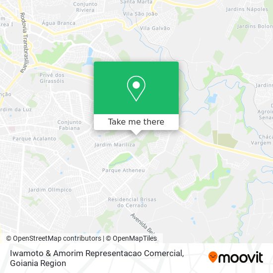 Iwamoto & Amorim Representacao Comercial map