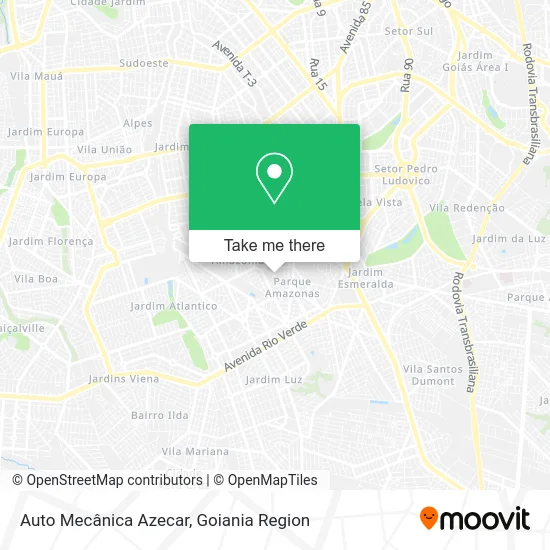 Auto Mecânica Azecar map