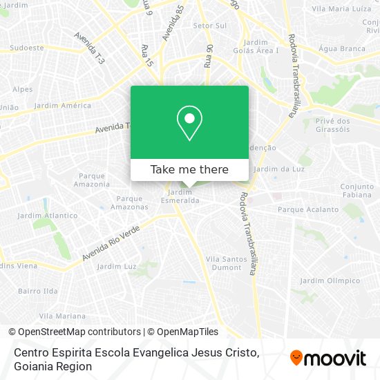 Centro Espirita Escola Evangelica Jesus Cristo map