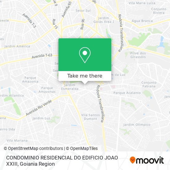 CONDOMINIO RESIDENCIAL DO EDIFICIO JOAO XXIII map