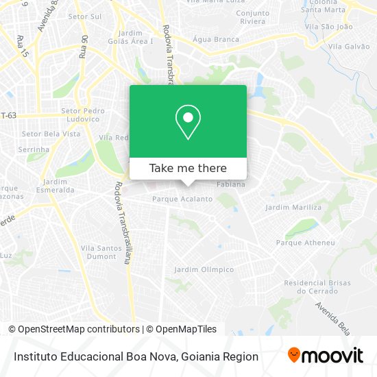 Instituto Educacional Boa Nova map