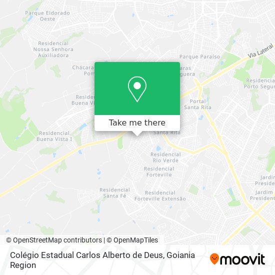 Mapa Colégio Estadual Carlos Alberto de Deus