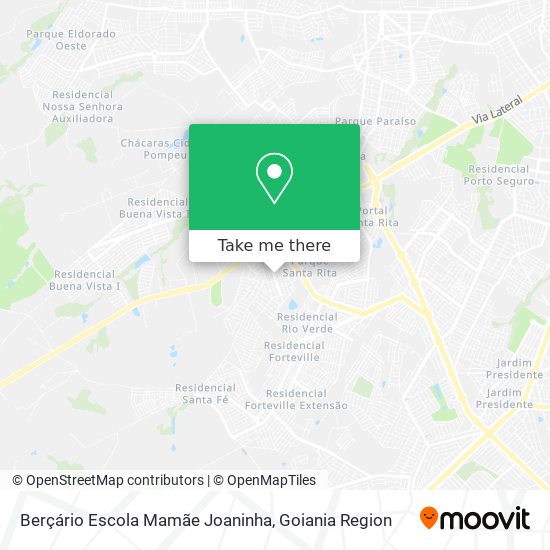 Mapa Berçário Escola Mamãe Joaninha