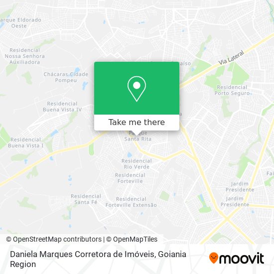 Mapa Daniela Marques Corretora de Imóveis