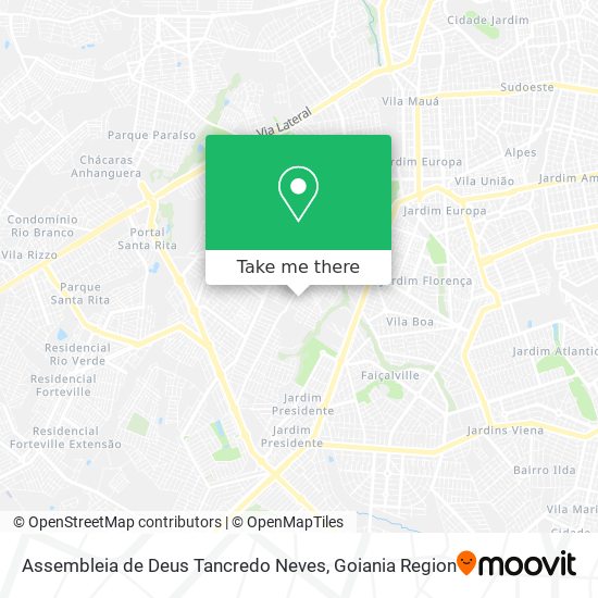 Assembleia de Deus Tancredo Neves map