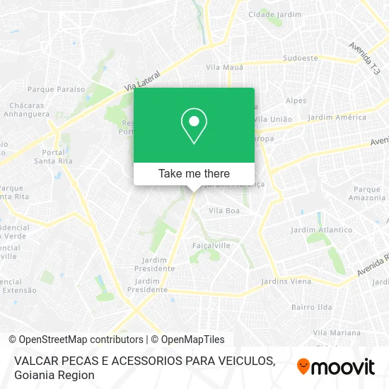 VALCAR PECAS E ACESSORIOS PARA VEICULOS map