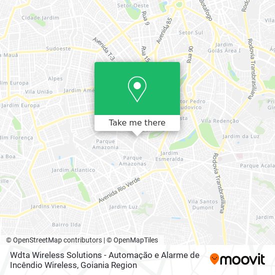 Mapa Wdta Wireless Solutions - Automação e Alarme de Incêndio Wireless