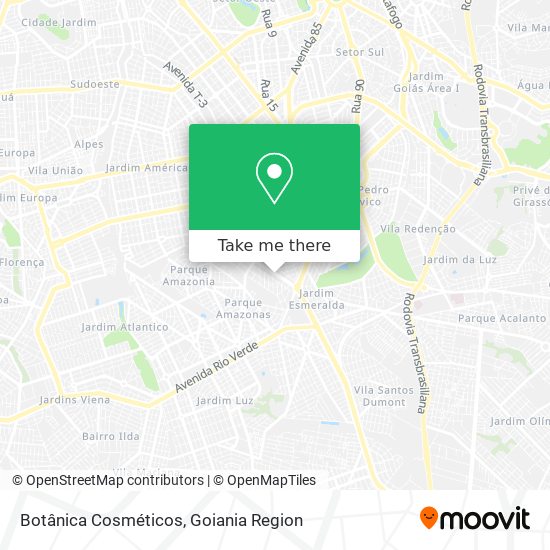 Botânica Cosméticos map