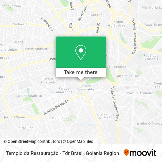 Mapa Templo da Restauração - Tdr Brasil