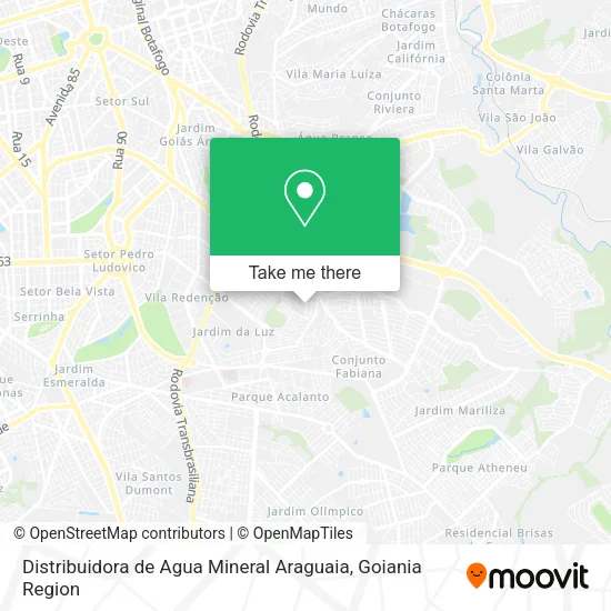 Distribuidora de Agua Mineral Araguaia map