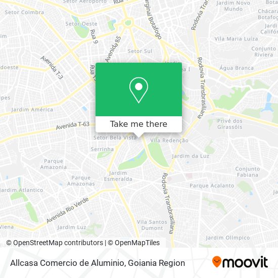 Allcasa Comercio de Aluminio map