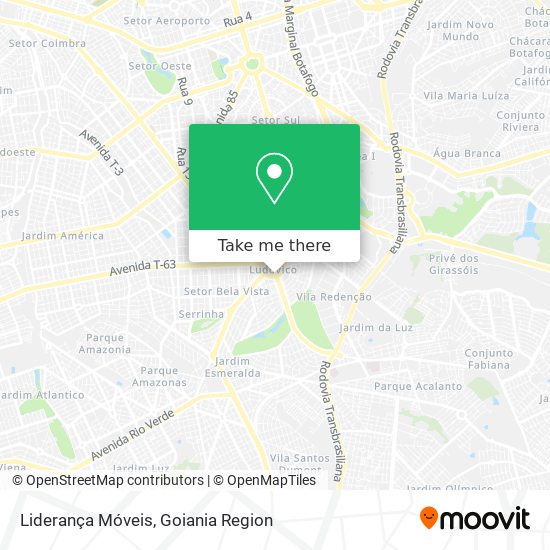 Liderança Móveis map