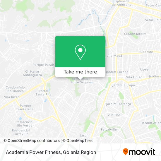 Academia Power Fitness map