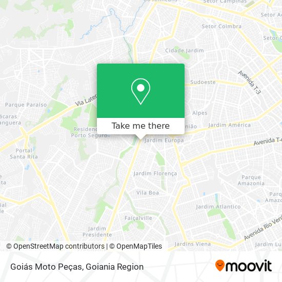 Goiás Moto Peças map