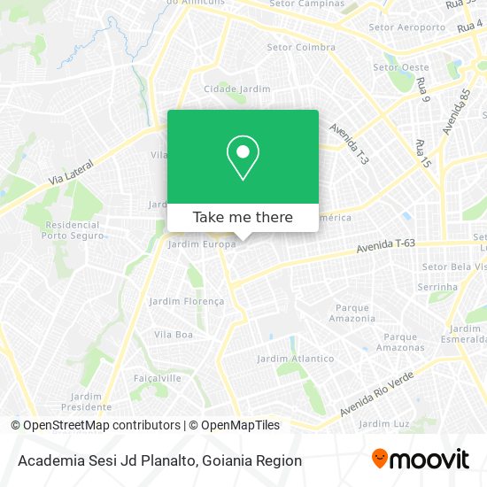 Academia Sesi Jd Planalto map