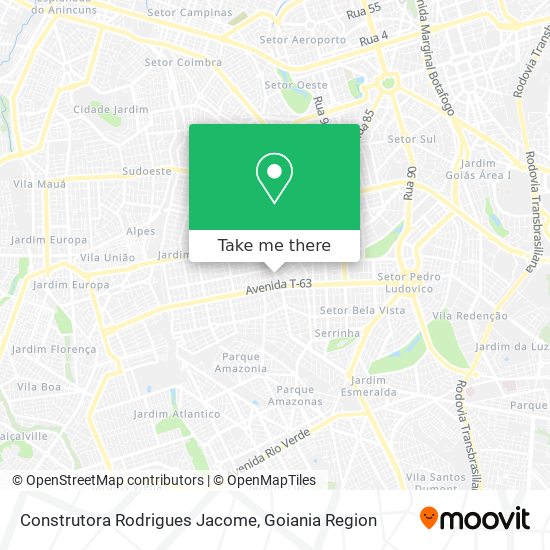 Mapa Construtora Rodrigues Jacome