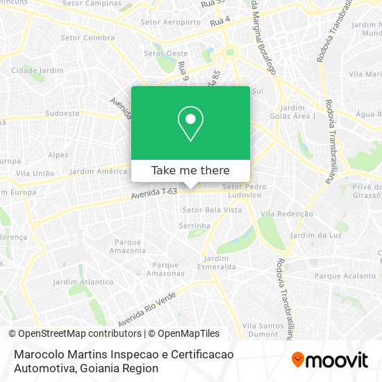 Marocolo Martins Inspecao e Certificacao Automotiva map