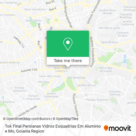 Tok Final Persianas Vidros Esquadrias Em Aluminio e Mo map