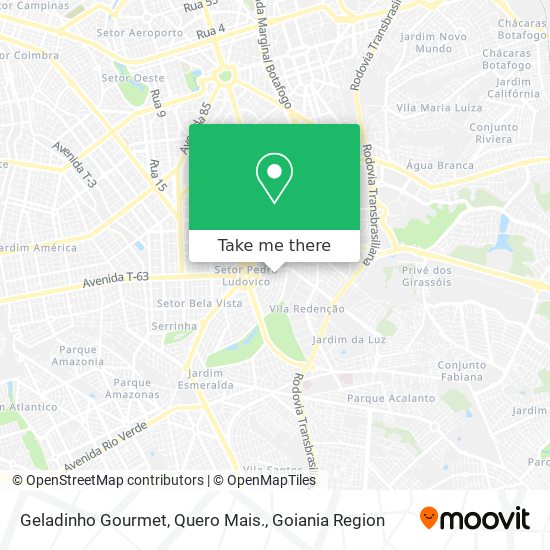 Mapa Geladinho Gourmet, Quero Mais.