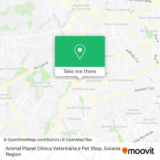 Animal Planet Clínica Veterinária e Pet Shop map