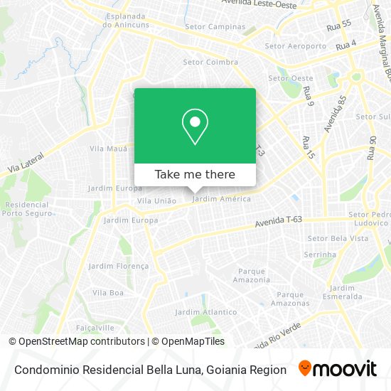 Condominio Residencial Bella Luna map