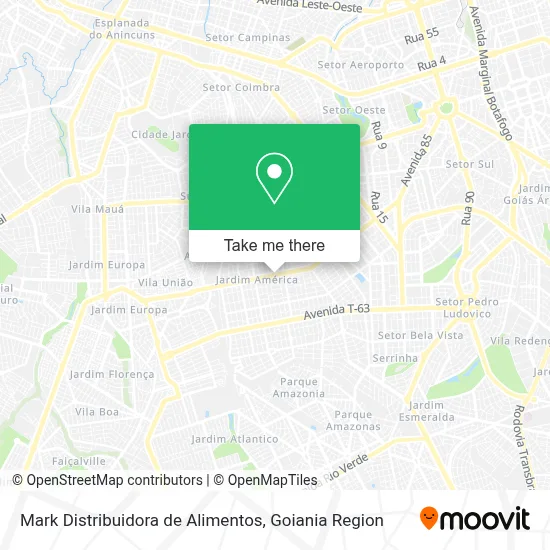 Mark Distribuidora de Alimentos map