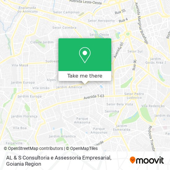 Mapa AL & S Consultoria e Assessoria Empresarial