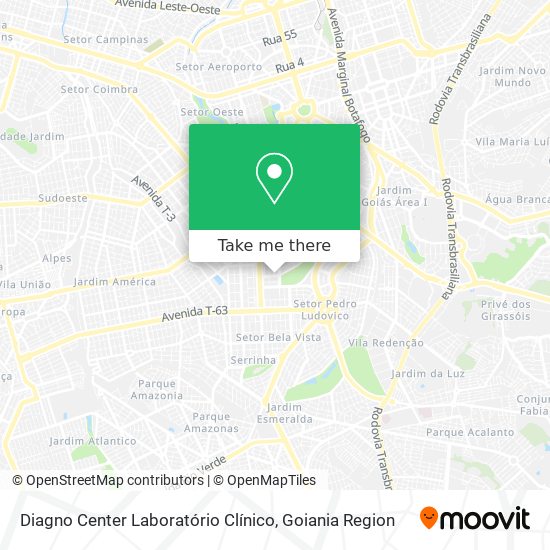 Diagno Center Laboratório Clínico map