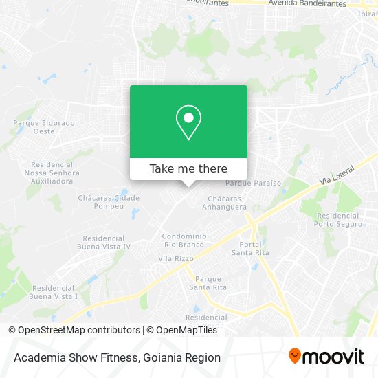 Academia Show Fitness map