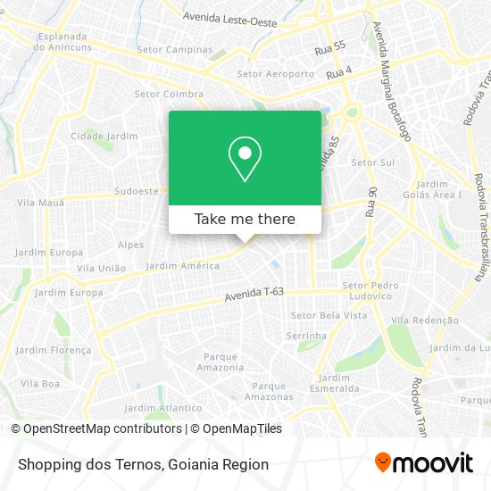 Mapa Shopping dos Ternos