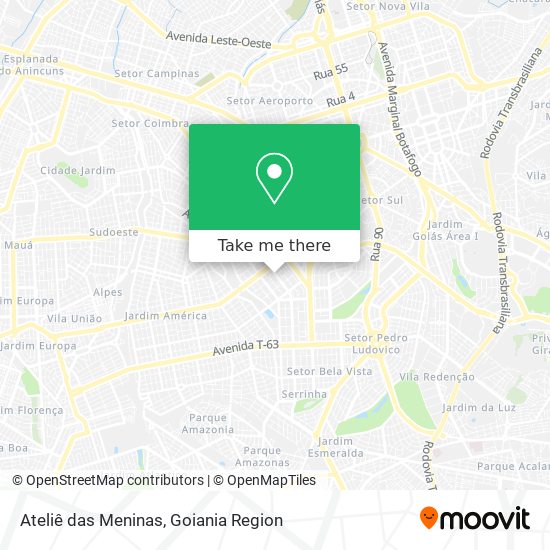 Ateliê das Meninas map