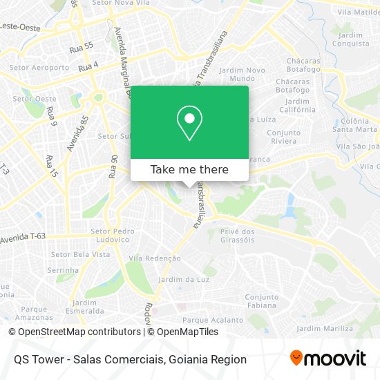 QS Tower - Salas Comerciais map