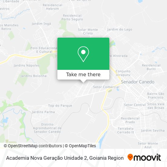 Academia Nova Geração Unidade 2 map