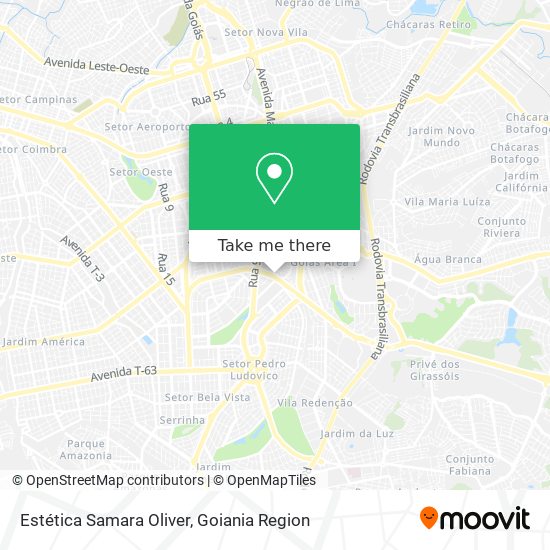 Estética Samara Oliver map