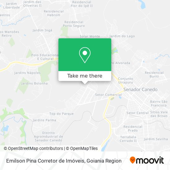 Emilson Pina Corretor de Imóveis map