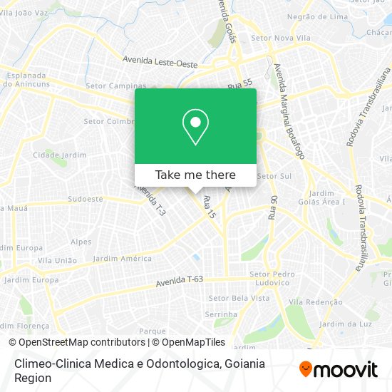 Climeo-Clinica Medica e Odontologica map