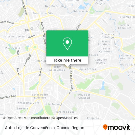 Mapa Abba Loja de Conveniência