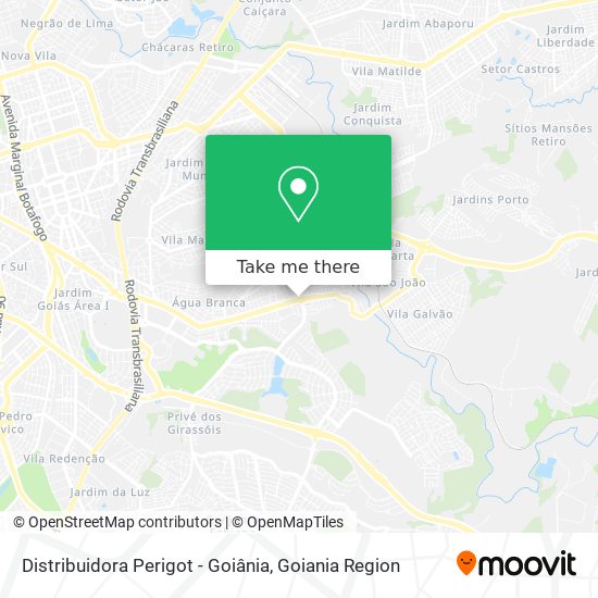 Distribuidora Perigot - Goiânia map