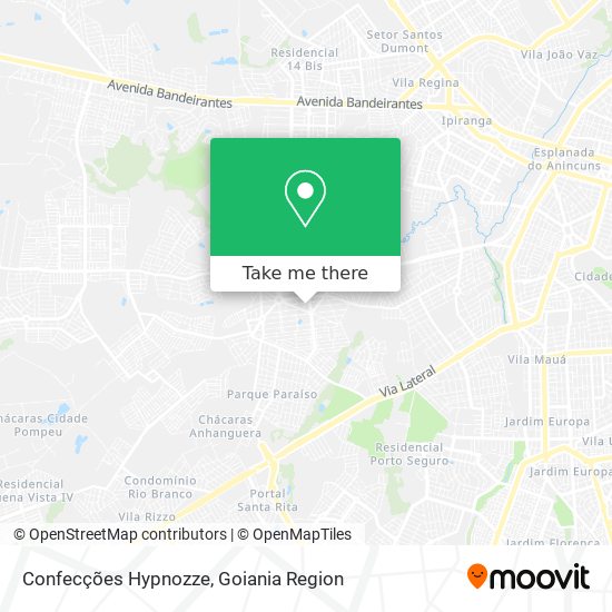 Confecções Hypnozze map