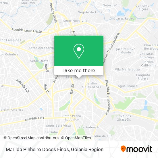 Marilda Pinheiro Doces Finos map