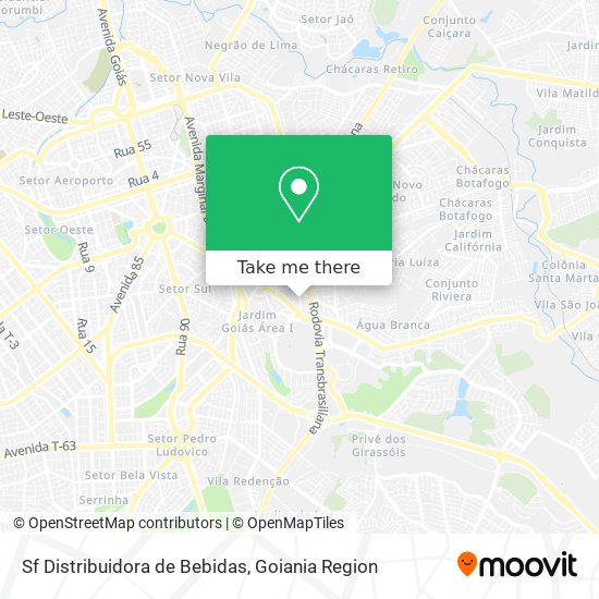 Sf Distribuidora de Bebidas map