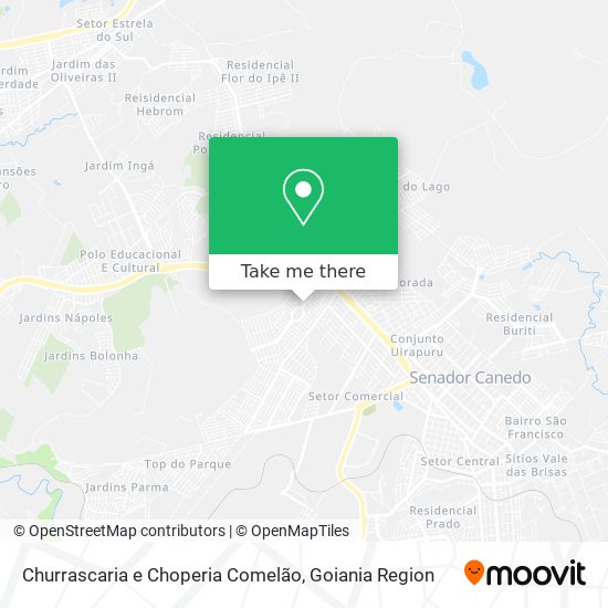 Churrascaria e Choperia Comelão map