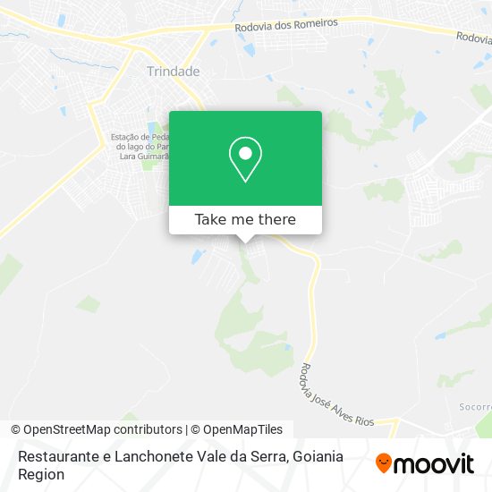 Restaurante e Lanchonete Vale da Serra map