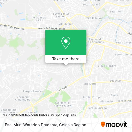 Esc. Mun. Waterloo Prudente map
