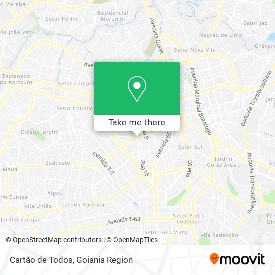 Cartão de Todos map