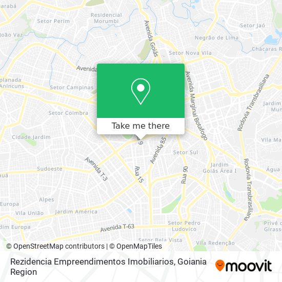 Mapa Rezidencia Empreendimentos Imobiliarios