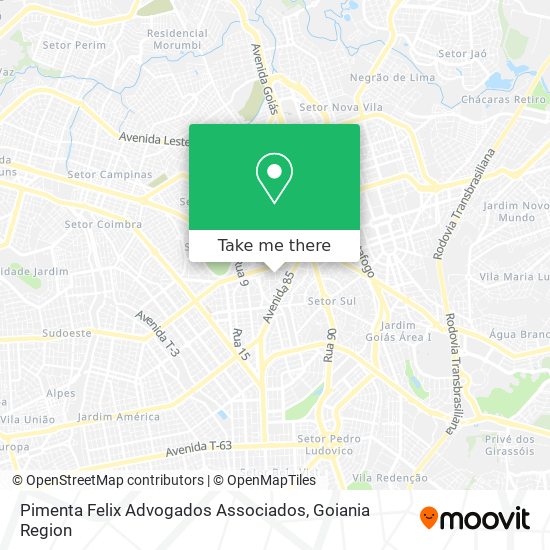 Pimenta Felix Advogados Associados map