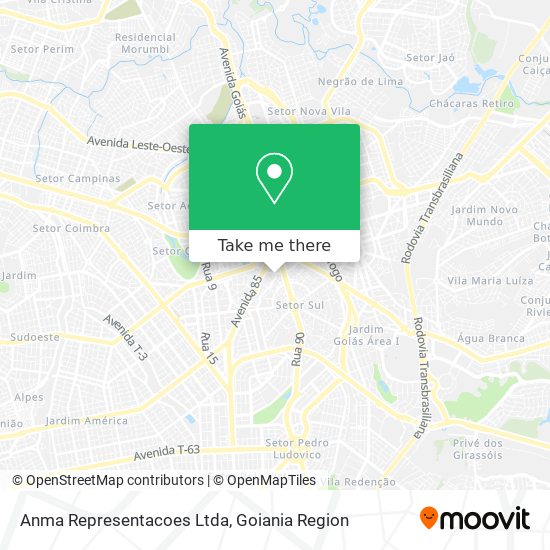 Anma Representacoes Ltda map